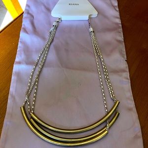 Kiana Silver and Gold Necklace